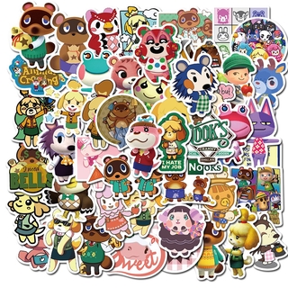 สติกเกอร์พิมพ์ลายสัตว์ Amiibo Jingjiang สําหรับตกแต่งบ้าน 50 ชิ้น