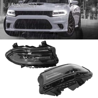 B_Alabama327 Vland ไฟหน้า Led เลนส์ใส สําหรับ Dodge Charger 2015-2020 Lhd