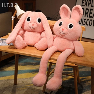 H.T.B.T Pull Ears Bunny Plush Toy Stretchable Ear Good Resilience Fine Stitching Toys