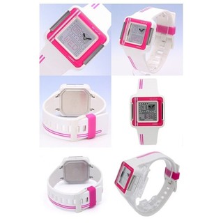 Casio Poptone นาฬิกาข้อมือ สีขาว สายเรซิ่น รุ่น LCF-21-4DR