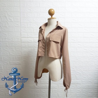 เสื้อคลุมแขนยาวปลายแขนผูกโบว์