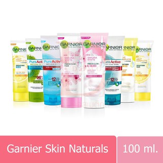 Garnier Foam 100ml - Sakura / Pure Active / Light Complete