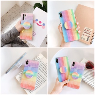 Rainbow เคสสายรุ้ง พร้อมGripTok