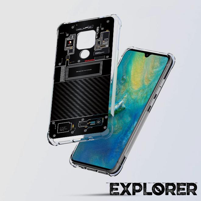 เคส สำหรับ Huawei Mate 20 [Explorer Series] 3D Anti-Shock Protection TPU Case