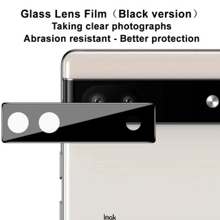 Imak Google Pixel 6A Obsidian Edition Lens Film ฟิล์มกระจกนิรภัยกันรอยเลนส์กล้อง HD พร้อมฝาปิดเลนส์กล้อง Glass Back Camera Lens Film