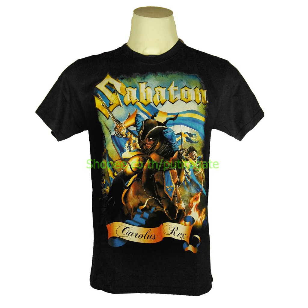 เสื้อวง Sabaton ไซส์ยุโรป ซาบาตัน PTA1690 Rockyeah