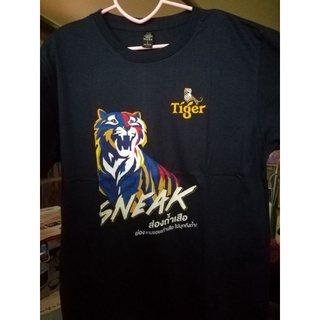 เสื้อยืด Tiger สีกรม ผ้าดี ไซส์L