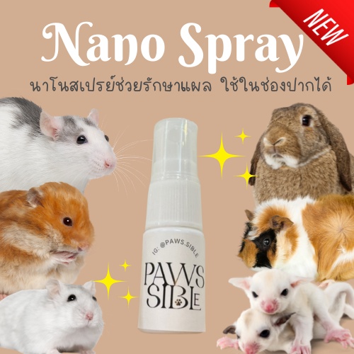 #SilverNano
#แผลสัตว์เลี้ยง
#สมานแผล
#ฆ่าเชื้อแบคทีเรีย
#Pawsible