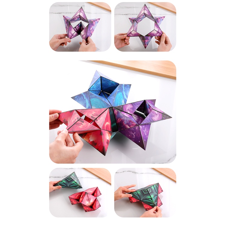 ✅พร้อมส่ง✅3D Magnetic Cube  ก้อนแม่เหล็ก ฝึกการคิดเชิงตรรกะ คลายเครียด ดีต่อสติปัญญา ของเล่นเด็ก - รูปที่ 3