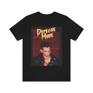 เสื้อยืดพิมพ์ลายแฟชั่น เสื้อยืด คอกลม พิมพ์ลาย Depeche Mode 80s Style Aesthetic Premium เหมาะกับของขวัญดนตรี