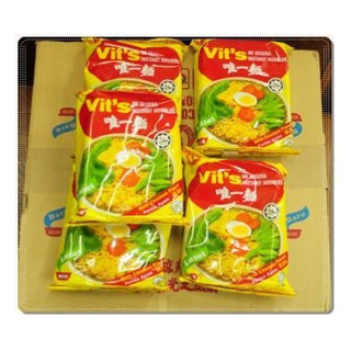 บะหมี่กึ่งสำเร็จรูปมาเลย์ ยกลัง 30 ห่อ ยี่ห้อVits มีทั้งรสไข่และรสไก่