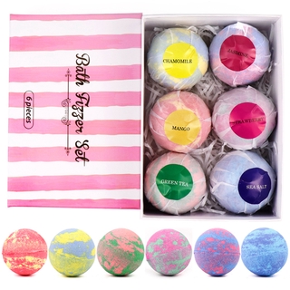 บาธบอมตีฟอง น้ำมันหอมระเหย ระเบิดอาบน้ำ 60 ก bath bombs