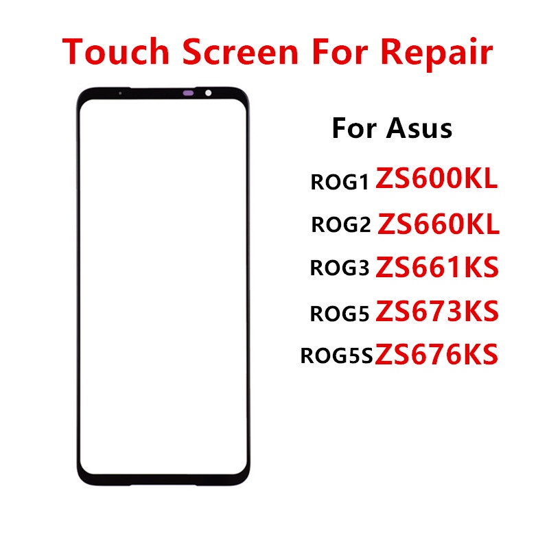 อะไหล่หน้าจอสัมผัส LCD สําหรับ Asus ROG Phone 5 5S 3 2 1 ZS673KS ZS676KS ZS661KS ZS660KL