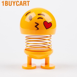 1buycart Spring Bobble Head Toy Cute Face Car Emotion Doll Interior Decoration for Dashboard