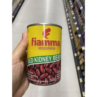 ถั่วแดง ในน้ำเกลือ ตรา ไฟมมา วีสุเวียนา 400 G. Red Kinney Beans In Brine ( Fiamma Vesuviana Brand )