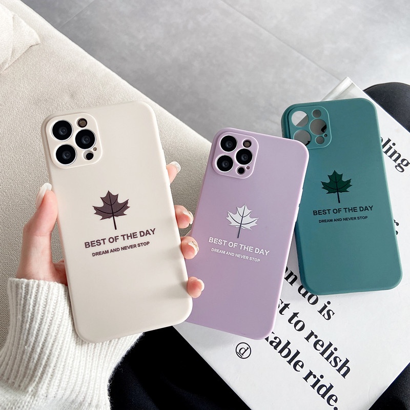 เคสโทรศัพท์มือถือซิลิโคนลายใบเมเปิ้ลสําหรับ Redmi 10 9T Redmi Note 10S Redmi Note 10 Pro 7 8 9S 9Pro Xiaomi Poco M3 X3NFC X3Pro