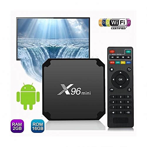 [ส่งจากกรุงเทพ]X96 Mini Android 7.1.2 TV BOX 2GB 16GB Android TV Box Amlogic S905W Quad Core 4K WiFi