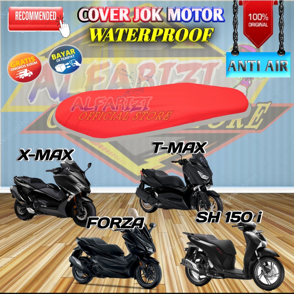 ผ้าคลุมเบาะรถจักรยานยนต์ T-MAX X-max. ฟอร์ซ่า Sh150i. Frego กันน้ํา