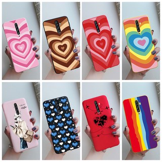 เคสโทรศัพท์มือถือลายหัวใจสําหรับ Oppo Reno2 2F 2Z Reno2F Cph1989 Reno2F