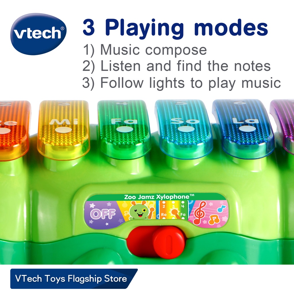 VTech Zoo Jamz Xylophone Musical Toys Xylophone Kids Electronic ...