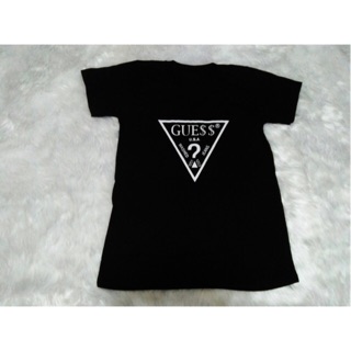 ถูกที่สุด!!! เสื้อยืดพิมพ์ Guess ลายสีดำ