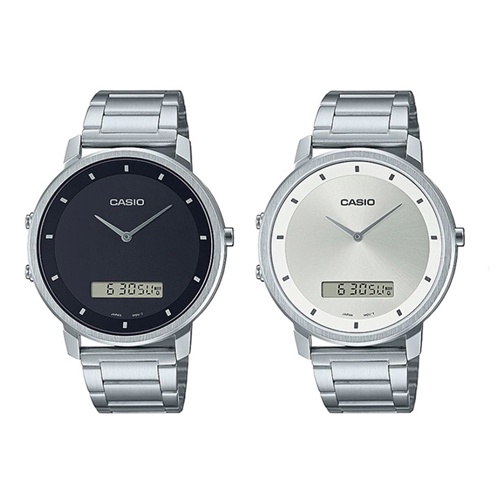 Casio Standard นาฬิกาข้อมือผู้ชาย สายสแตนเลส รุ่น MTP-B200D,MTP-B200M,MTP-B200D-1E,MTP-B200D-7E