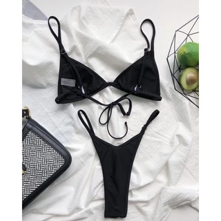 (พร้อมส่งที่ไทย) Mini Black heart บิกินี่จิ๋วสำหรับสาวแซ่บ