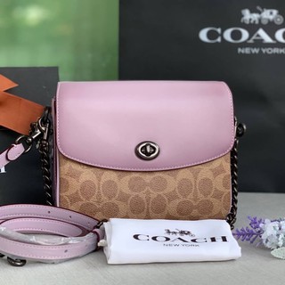 พร้อมส่งแท้💯 Coach  Cassie Crossbody 19 In Signature งานช้อป