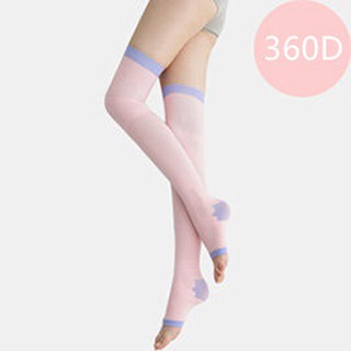 ~LEG TALK~ ถุงน่องใส่นอน (360D) - สีชมพู Free Size