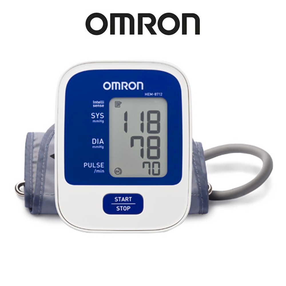 เครื่องวัดความดันโลหิตดิจิทัล แบบสอดแขน รุ่น  Omron HEM-8712