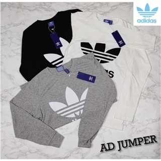 เสื้อยืดแขนยาวสกรีนAdidas แฟชั่น ชาย หญิง