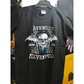 AV109 เสื้อยืดวงร็อค AVENGED SEVENFOLD อะเว็นจด์เซเวนโฟลด์ เสื้อวง เสื้อยืดอเวนเจดเซเว่นโฟล เสื้อวินเทจ