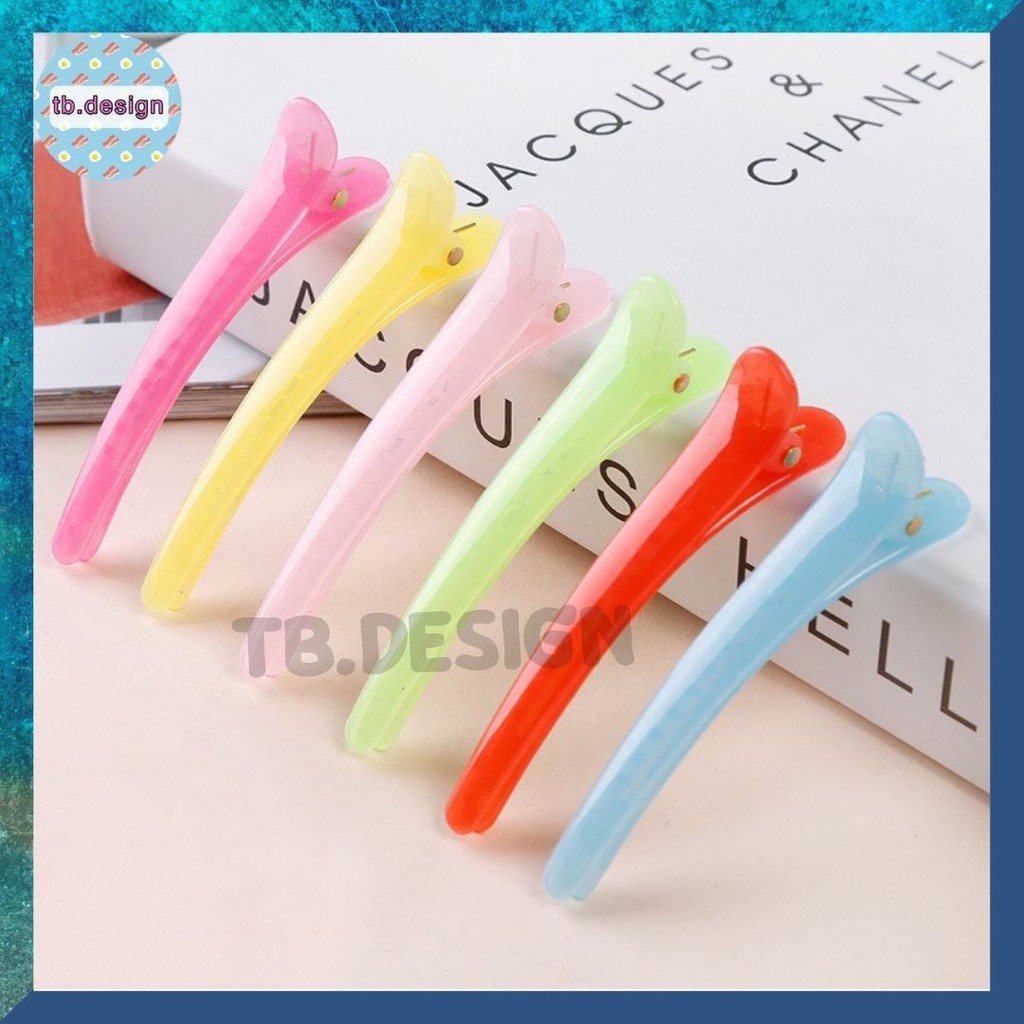 กิ๊บปากเป็ด*สีสันสดใส ติดผม สําหรับผู้หญิง #D-0035