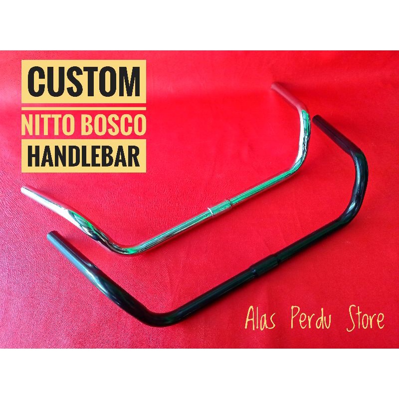 Custom HANDLEBAR Nitto Bosco Bar - Promenade Bar/Classic/ Federal จักรยาน HANDLEBAR/Commuter Bike/Nitto Bosco HANDLEBAR/ที่กําหนดเอง KENBAR/LONDON TAXI