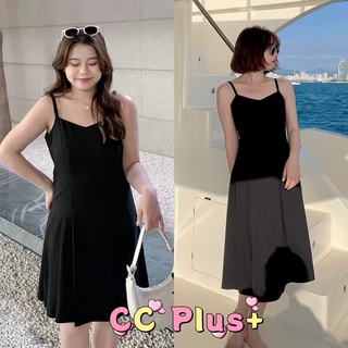 CiCi Plus+(3019/3018)เดรสยาว/เดรสสั้นสายเดี่ยว ใส่ไปเที่ยวก็สวยดูดี ใส่ไปทำงานก็ได้ ดูตัวเล็กน่ารักปุ้กปิ้กสาวอวบอ้วนPlu