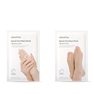 ✨พร้อมส่ง✨ | Innisfree - special care mask hand/foot มาส์กมือ มาส์กเท้า