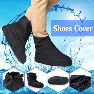 พร้อมสต็อก !! รองเท้าบูทฝน   ฝารองเท้า  Waterproof Motorcycle Biker Rain Boot shoes Footwear Cover