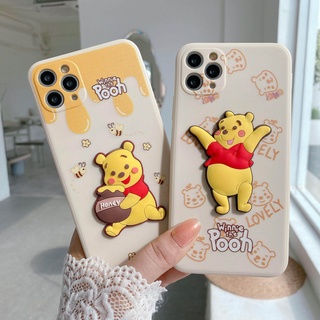 เคส Vivo V23 V23E V15 V17 V19 V20 V20 Pro V20SE V21 V11i เคสโทรศัพท์มือถือ ซิลิโคน ลายหมีน่ารัก อุปกรณ์เสริม