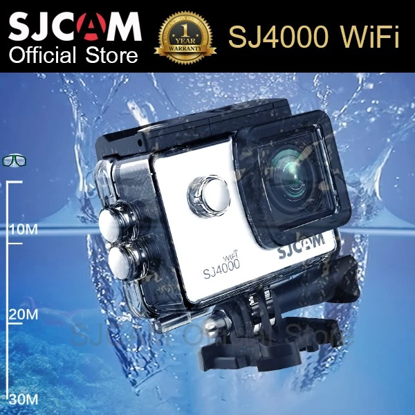SJCAM SJ4000 WiFi  4K30FPS  12Mp  กล้องกันน้ำ กล้องติดหมวก กล้องดำน้ำลึก 30 เมตร Action Camera Web Cam เมนูไทย ประกัน1ปี thumbnail 10