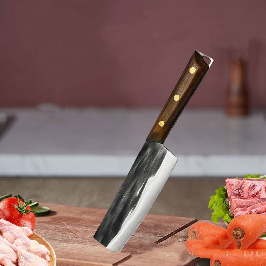 J3 มีดหั่นเนื้อญี่ปุ่น / มีดหั่นผักญี่ปุ่น / มีดหั่นด้ามทรง8เหลี่ยม / フラット包丁 - รูปที่ 4