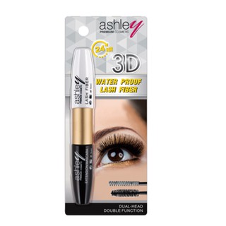 🌟 มาสคาร่า 2 หัว 3D แอชลีย์ ASHLEY 3D LASH FIBER MASCARA A-192