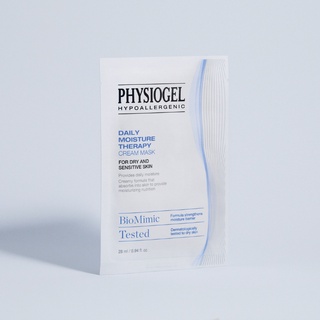 Physiogel Daily Moisture Therapy Cream Mask มาร์คหน้าฟิสิโอเจล เดลี่ ครีม สีฟ้า