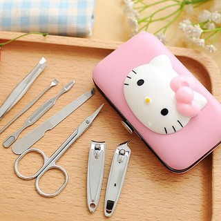 Hello Kitty ชุดกรรไกรตัดเล็บเครื่องมือดูแลเล็บ