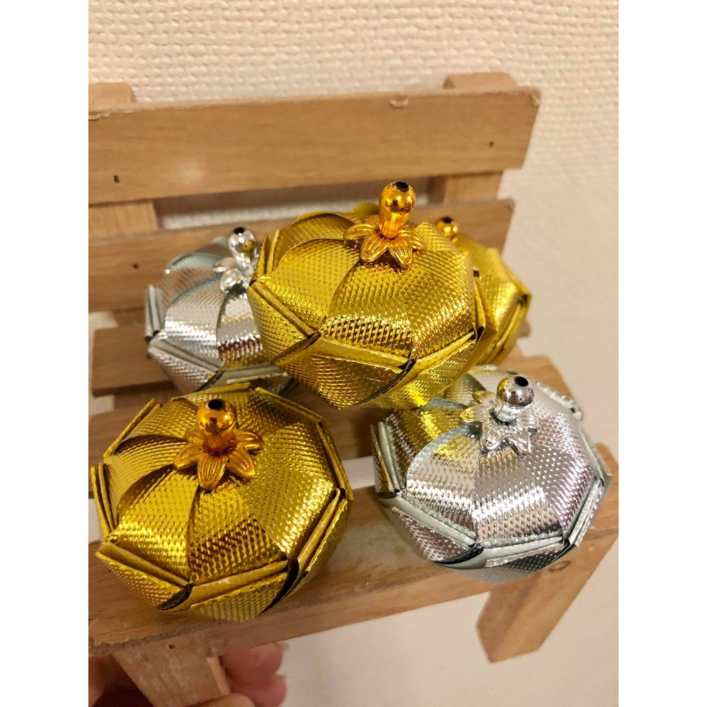 พิกุลตกแต่ง (30 กรัม) พิกุลสีเงิน พิกุลสีทอง พิกุลสีมุก แยกสี DIY ของตกแต่งงานฝีมือ ตกแต่งเหรียญโปรยทาน - รูปที่ 7