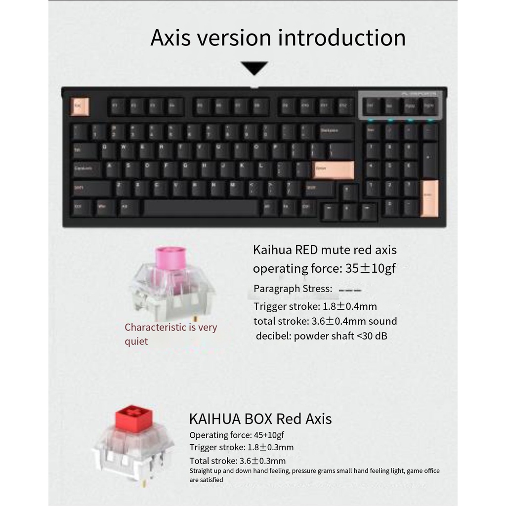 Flesports FL980 คีย์บอร์ดวิศวกรรม 98-Key แบบใช้สาย Fullkey Switchable ...