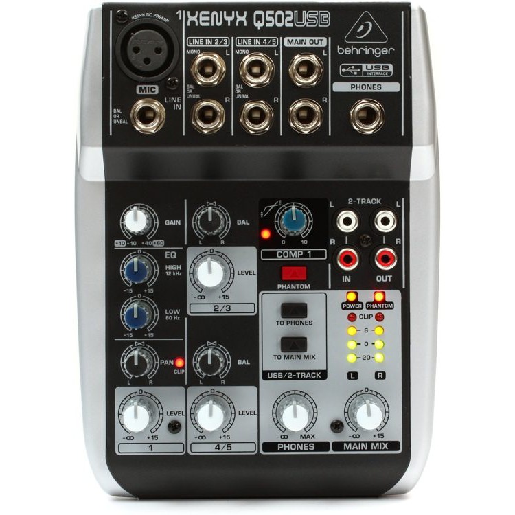 Behringer Mixer XENYX Q502 USB Shopee Thailand