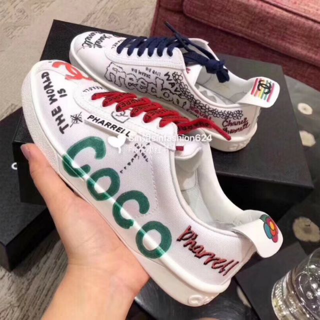 chanel x pharrell 19ss capsule collection sneakers