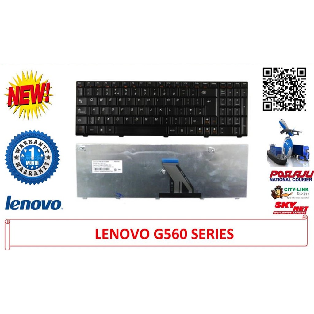 คีย์บอร์ด Lenovo Ideapad G560, G570, G580 Series