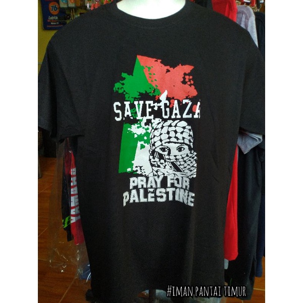 เสื้อยืด SAVE GAZA PRAY PALESTINE