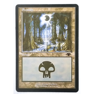 MTG Card Black Core - Vintage Set - Land - Swamp (Magic: The Gathering - English Proxy Card)